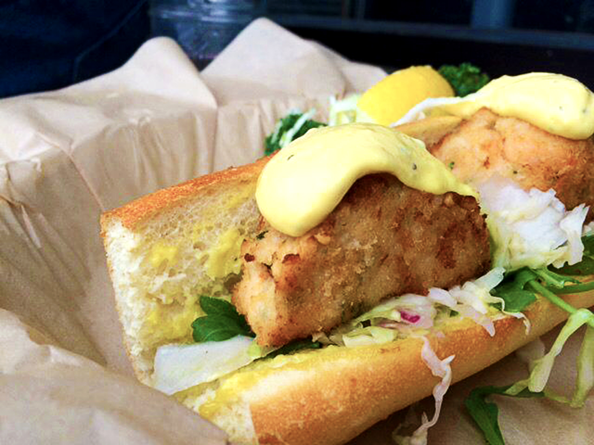 Amazing Crab and Shrimp Sandwich Hidden Gems Vancouver