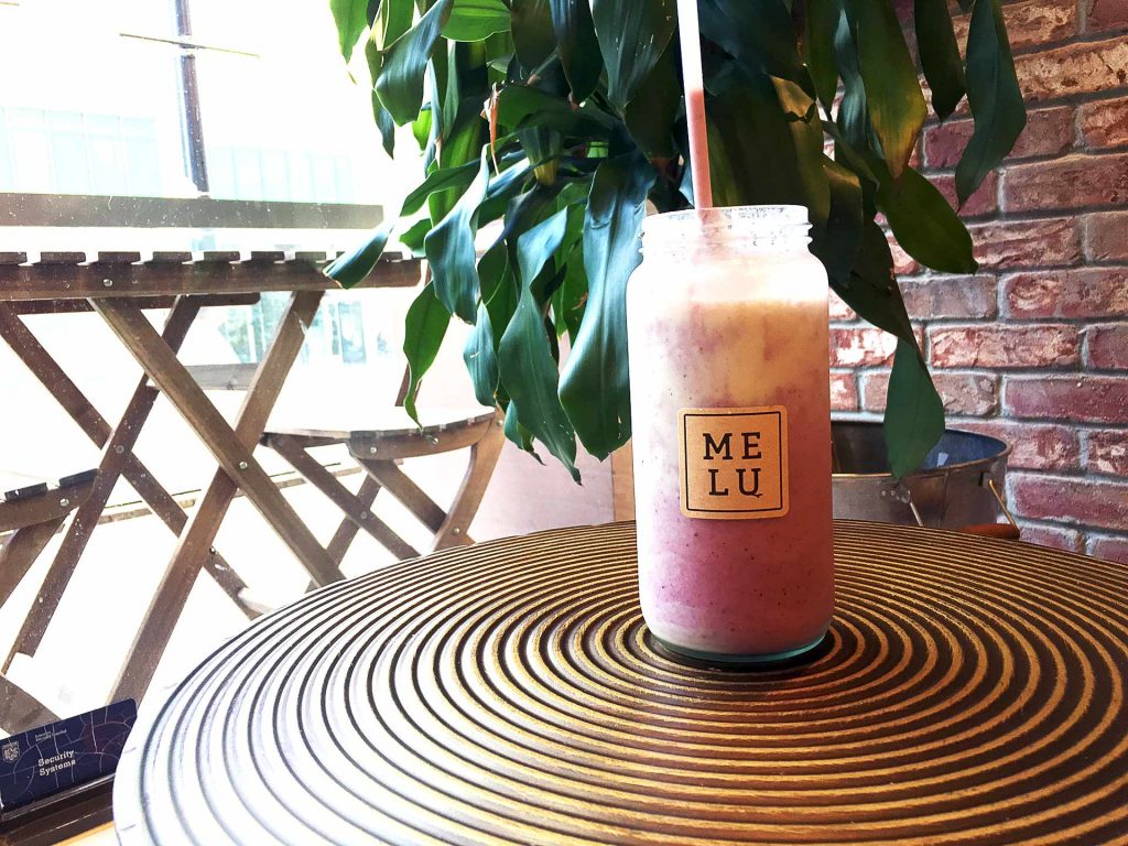 Berry Colada Smoothie at Melu Juice Bar | tryhiddengems.com