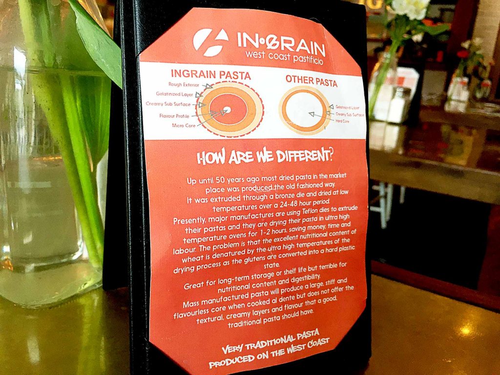 InGrain Pastificio - Italian Fresh Pasta Restaurant - North Vancouver - Vancouver
