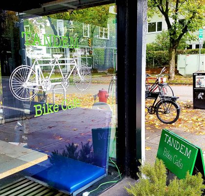 Tandem Bike Cafe - Bike Friendly Coffee Shop - Vancouver