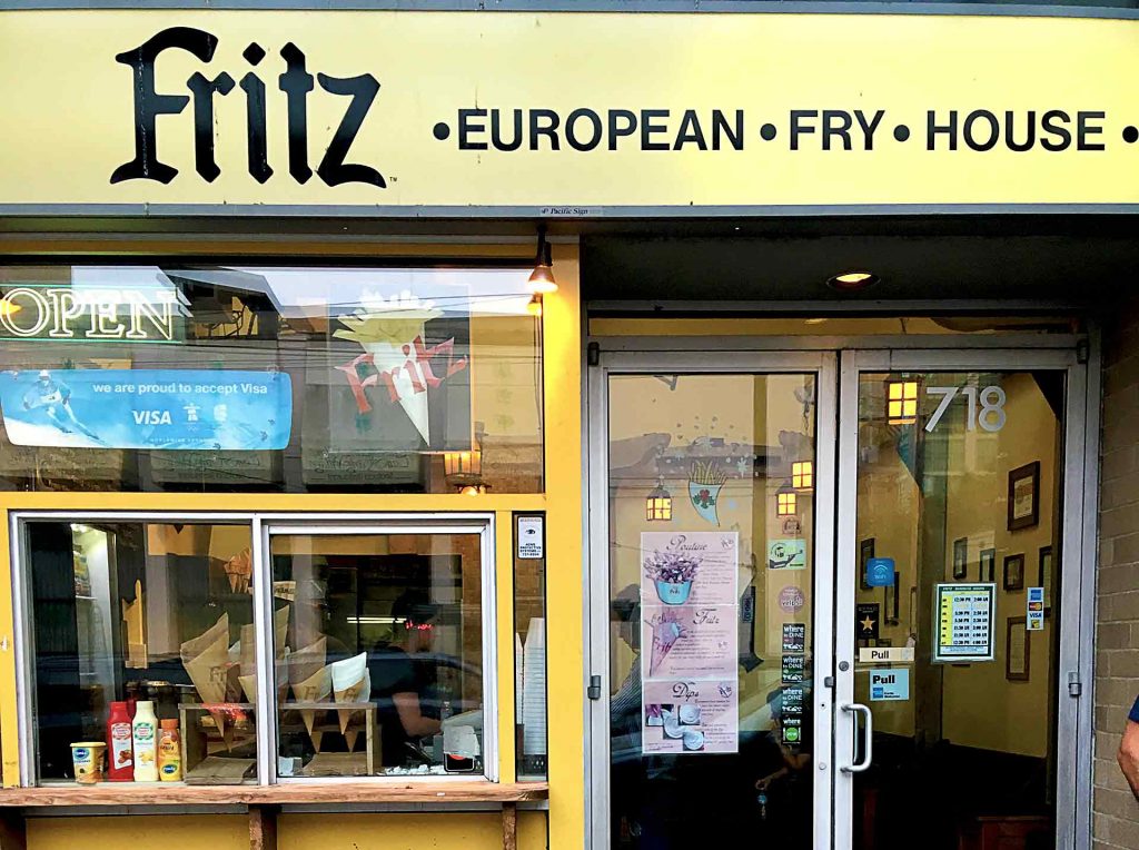 Fritz European Fry House - Fast Food Shop - Vancouver Downtown - Vancouver