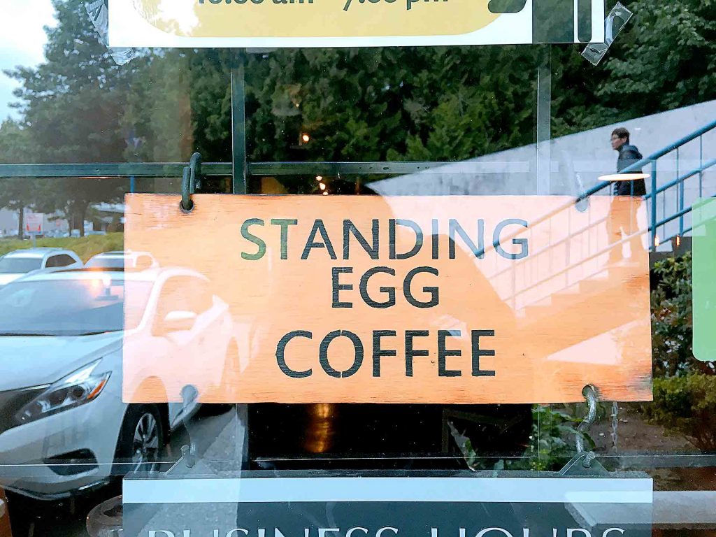 Standing Egg Coffee - Korean Coffee Shop - Burnaby North Road - Vancouver