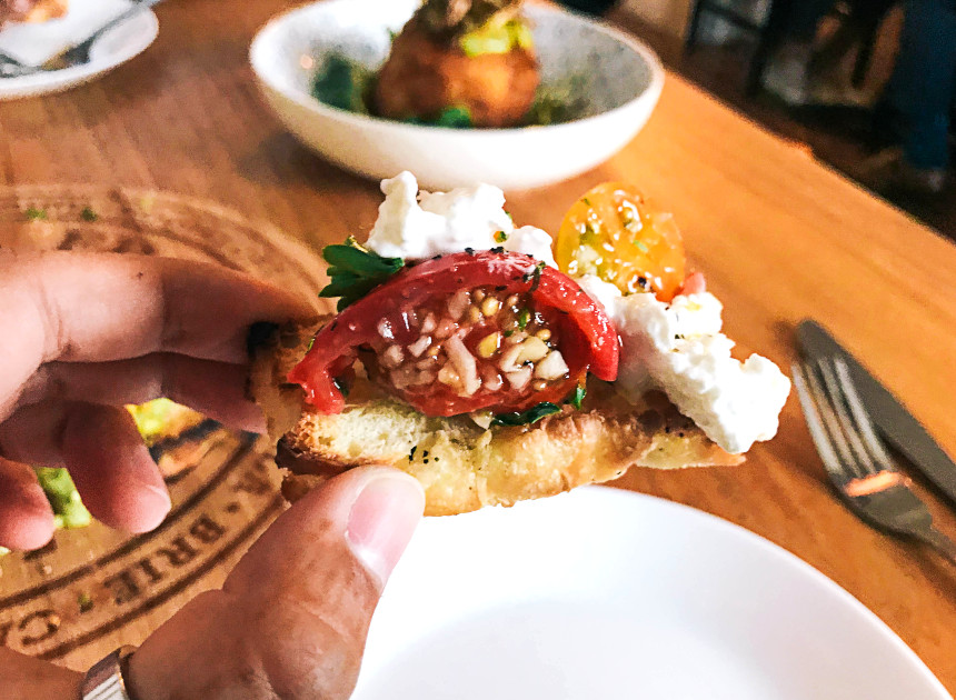 Bruschetta Trio at Mangia Cucina & Bar | Hidden Gems Vancouver