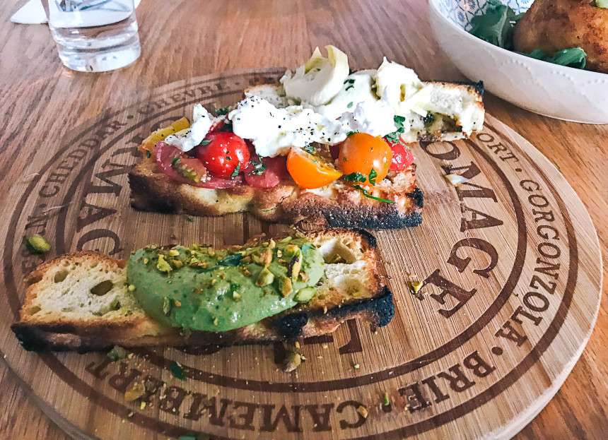 Bruschetta Trio at Mangia Cucina & Bar | Hidden Gems Vancouver