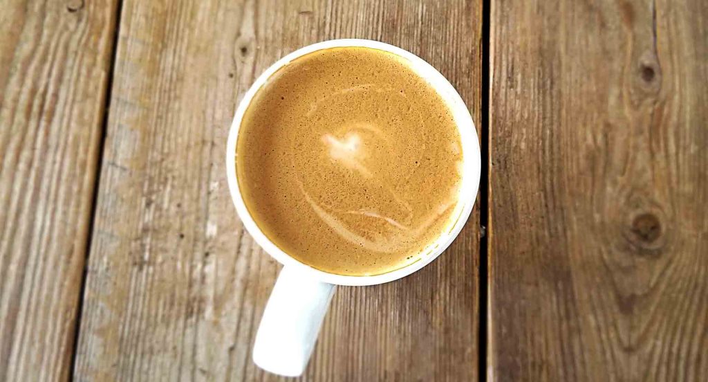 Almond Milk Latte at Juillet Cafe | Hidden Gems Vancouver