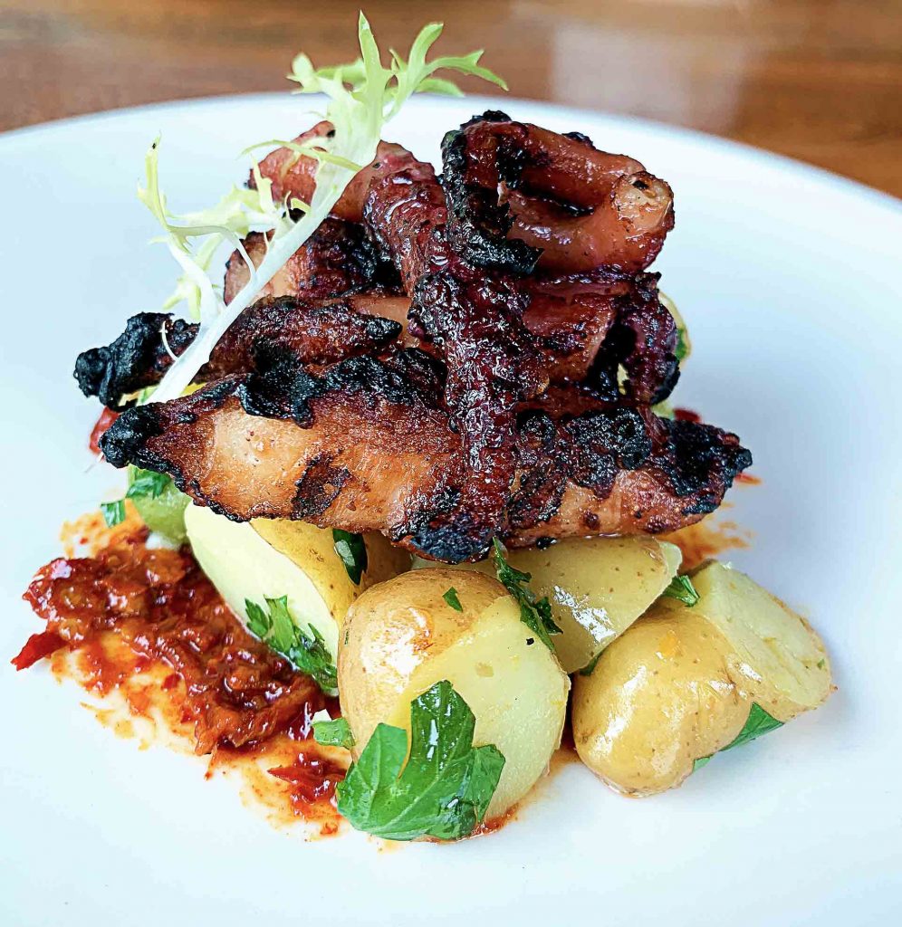 Charred Octopus at Terroir Kitchen - Hidden Gems Vancouver