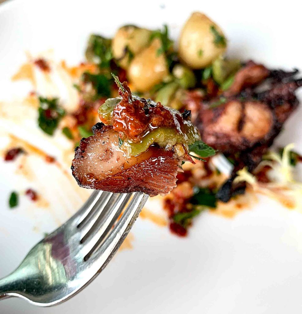 Charred Octopus at Terroir Kitchen - Hidden Gems Vancouver