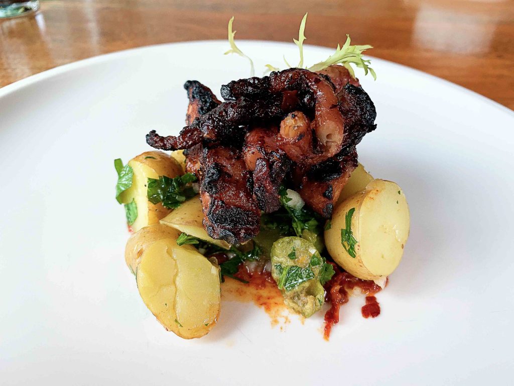 Charred Octopus at Terroir Kitchen - Hidden Gems Vancouver