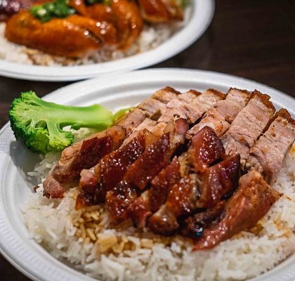 Roast Pork and BBQ Pork on Rice at HK BBQ Master | Hidden Gems Vancouver