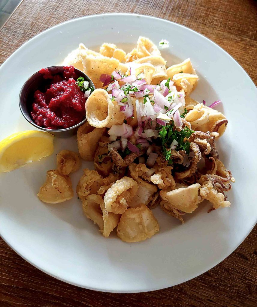 Calamari at Nammos Estiatorio | Hidden Gems Vancouver