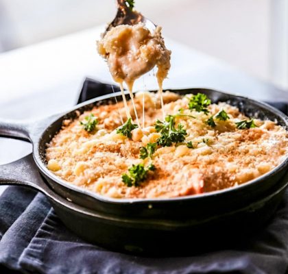Lobster Mac + Cheese at ONYX Restaurant | Hidden Gems Vancouver