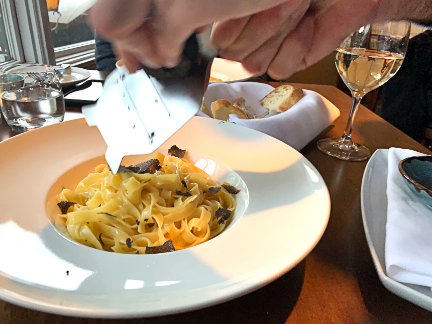 Fresh Truffle Fettuccine at Lupo | Hidden Gems Vancouver