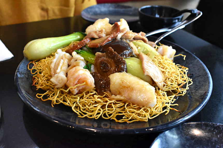 House Special Chow Mein at Congee Noodle Delight | Hidden Gems Vancouver