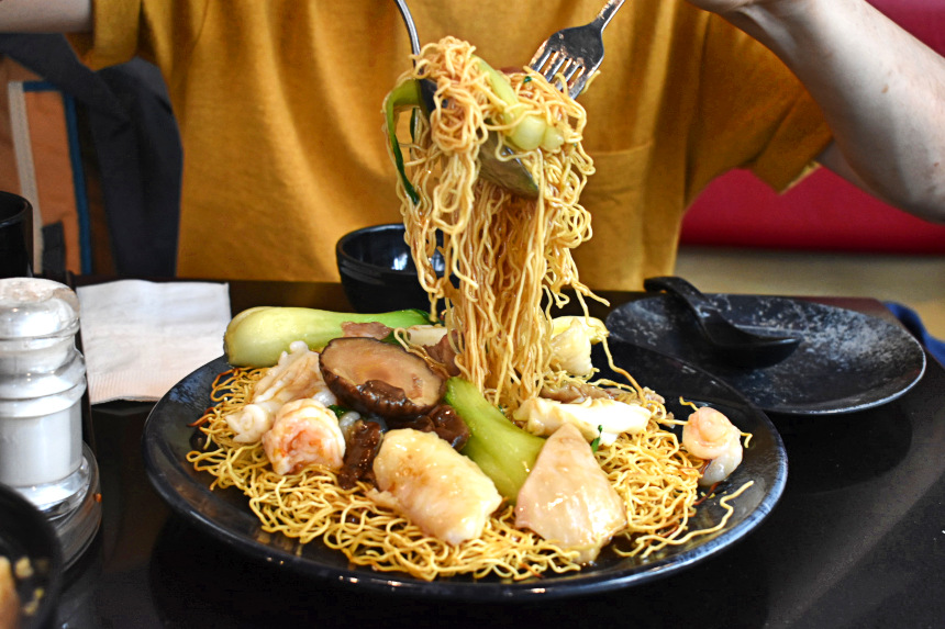 House Special Chow Mein at Congee Noodle Delight | Hidden Gems Vancouver