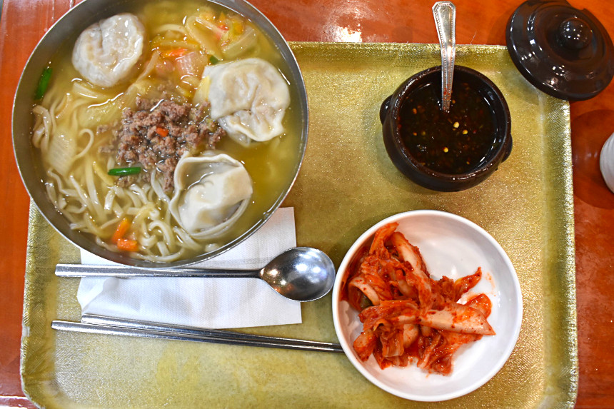 Mandu Kahl Gook Soo Korean Soup at Myoung Dong Kahl Gook Soo | Hidden Gems Vancouver