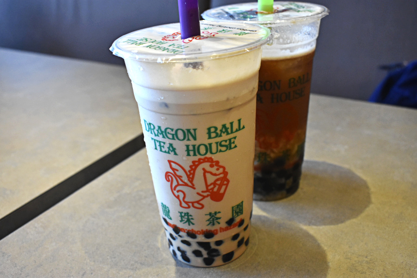 Supreme Milk Tea at Dragon Ball Tea House | Hidden Gems Vancouver