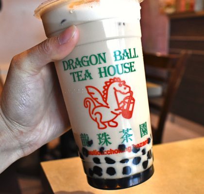 Supreme Milk Tea at Dragon Ball Tea House | Hidden Gems Vancouver