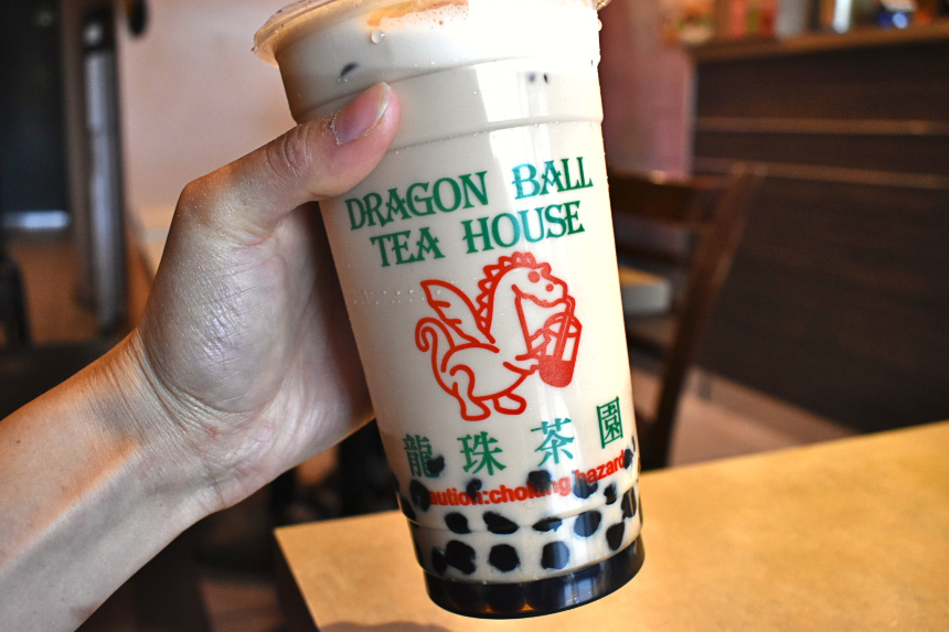 Supreme Milk Tea at Dragon Ball Tea House | Hidden Gems Vancouver