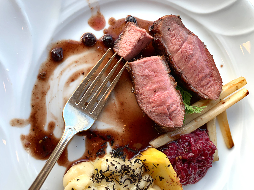 Honey Glazed Duck Breast at Five Sails | Hidden Gems Vancouver