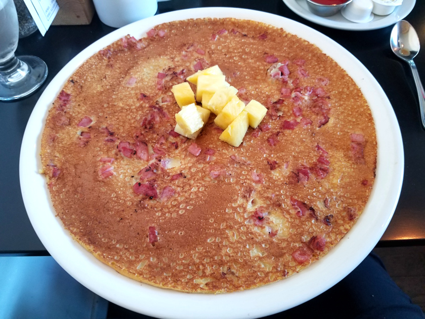 Oahu Big Flat Pancake at Big Flat Pancake Co | Hidden Gems Vancouver