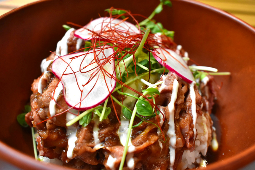 Roast Beef Bowl at Bovine Rice Bowls| Hidden Gems Vancouver