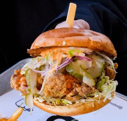 Crispy Free Run Chicken Sandwich at Popina Canteen | Hidden Gems Vancouver