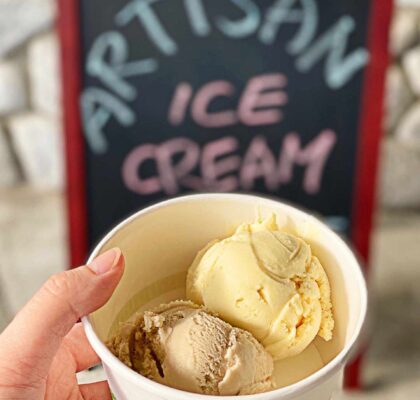 Passion Fruit and Brown Sugar Ice Cream at Something Sweet | Hidden Gems Vancouver