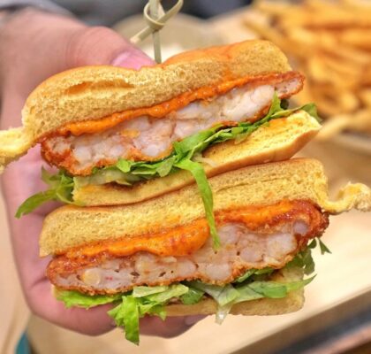 Ebi Katsu Sandwich at Mogu Fried Chicken | Hidden Gems Vancouver
