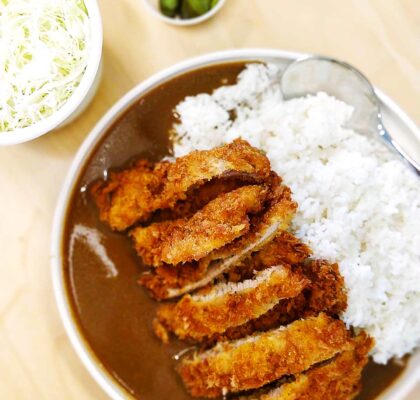 Double Crunchy Rosu Katsu and a side of curry at Saku | Hidden Gems Vancouver