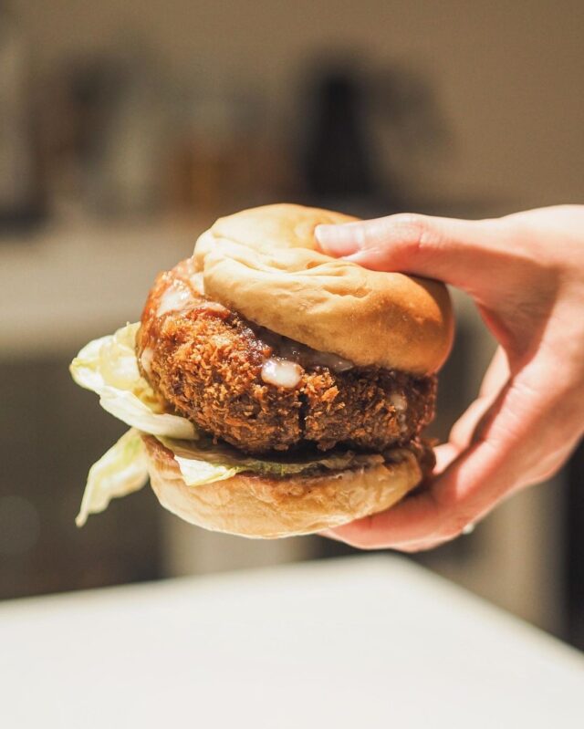 Cheese Stuffed Menchi Katsu Burger Hidden Gems Vancouver