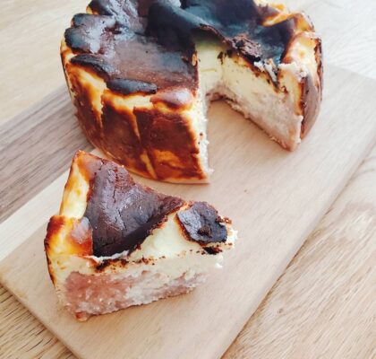 Taro Basque Cheesecake at Mardy's Kitchen | Hidden Gems Vancouver