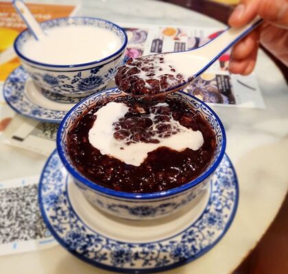 Black Rice With Coconut Milk at The First Dessert | Hidden Gems Vancouver