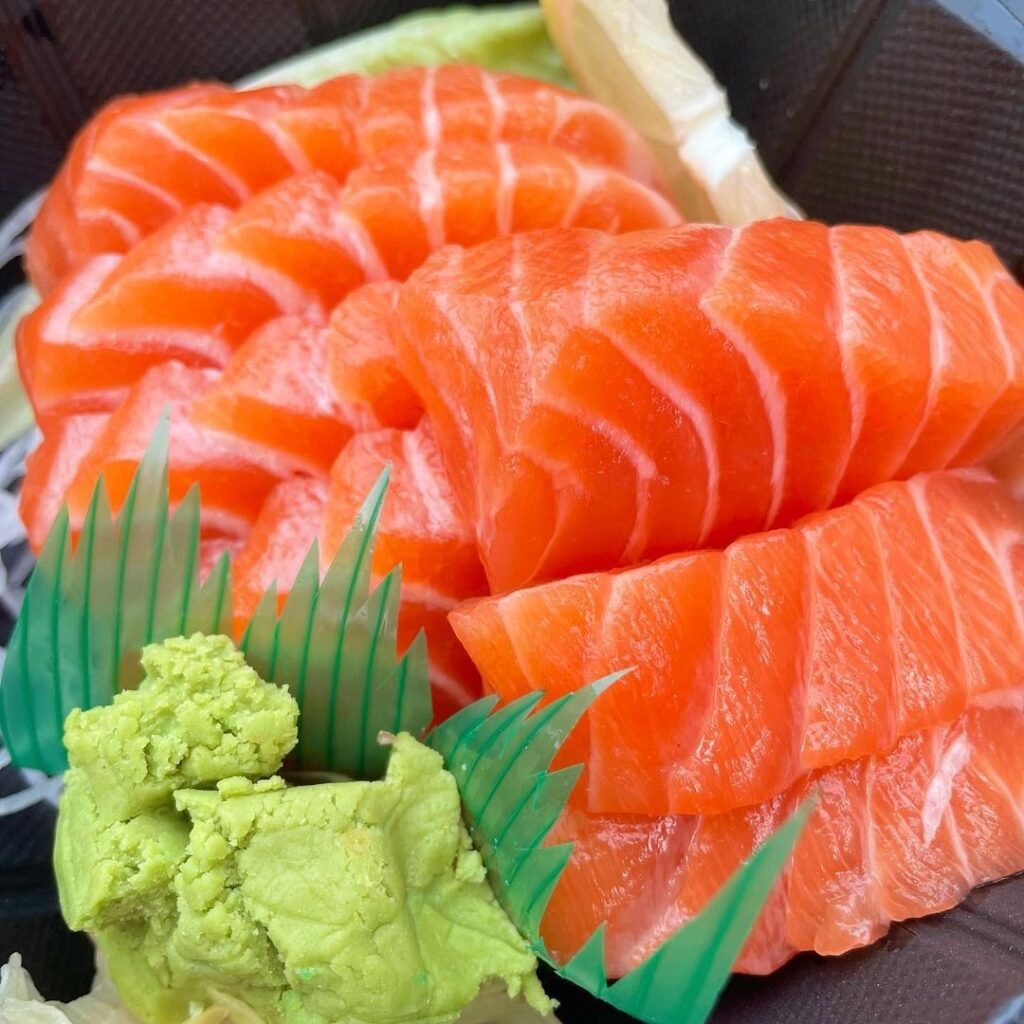 Salmon Sashimi at Gami Sushi | Hidden Gems Vancouver