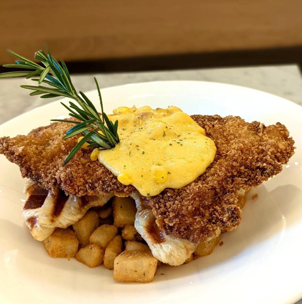 Shincheon Chicken Waffle at C Market Coffee | Hidden Gems Vancouver