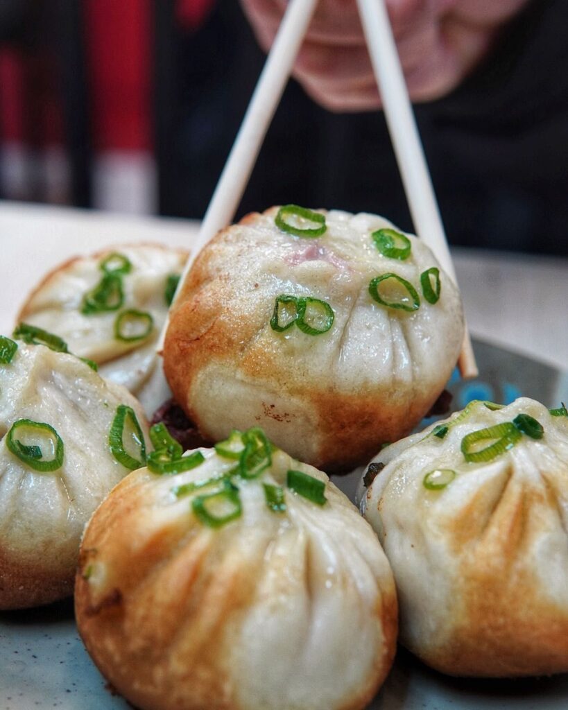 Pan Fried Pork Buns at Wang's Shanghai Cuisine | Hidden Gems Vancouver