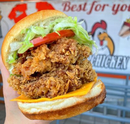Crispy Chicken Burger at Fighter Chicken | Hidden Gems Vancouver