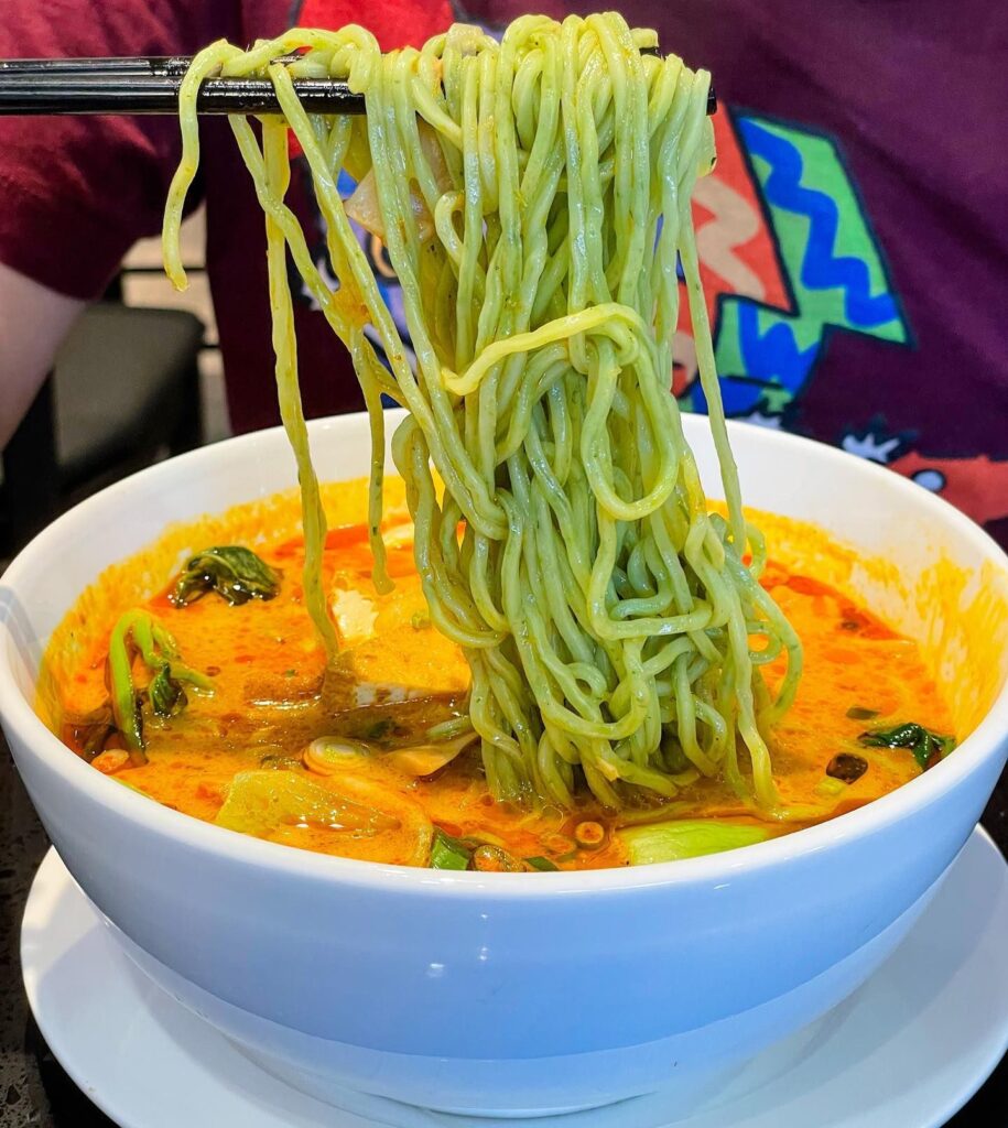 Curry Laksa Noodle at Viet Family The Vegan House | Hidden Gems Vancouver