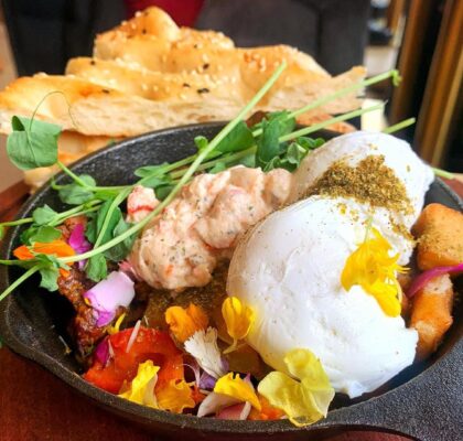 Kebab and Egg Skillet at Afghan Kitchen | Hidden Gems Vancouver