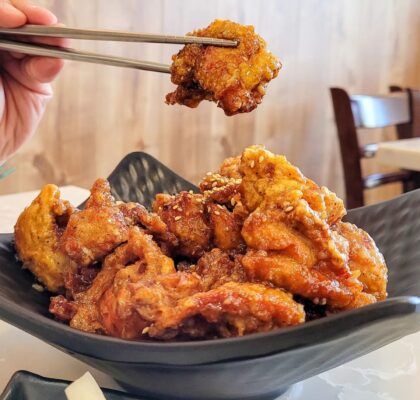 Boneless Honey Garlic Chicken at Gaya Korean Restaurant | Hidden Gems Vancouver