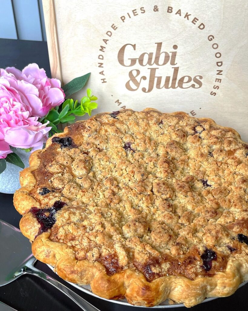 Blueberry Earl Grey Pie at Gabi & Jules Handmade Pies and Baked Goodness | Hidden Gems Vancouver