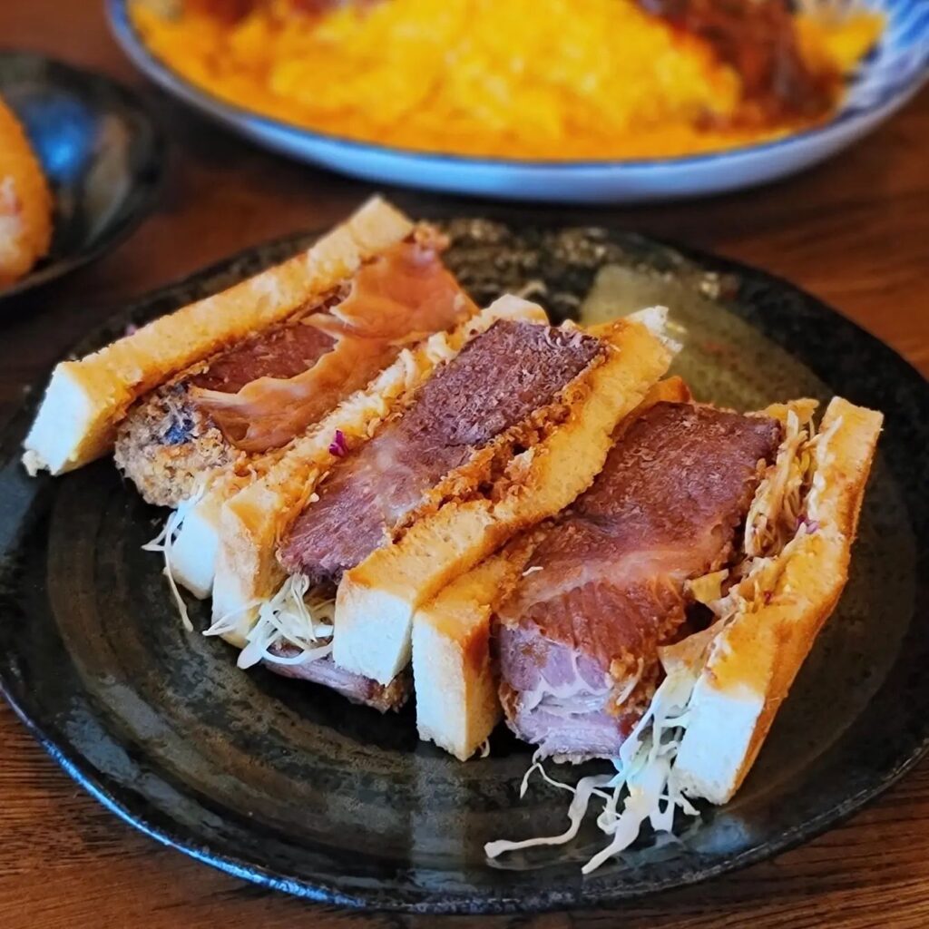 Pork Tonkatsu Sandwich at Dosanko Restaurant | Hidden Gems Vancouver