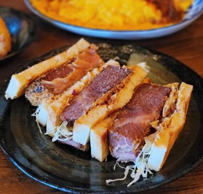 Pork Tonkatsu Sandwich at Dosanko Restaurant | Hidden Gems Vancouver