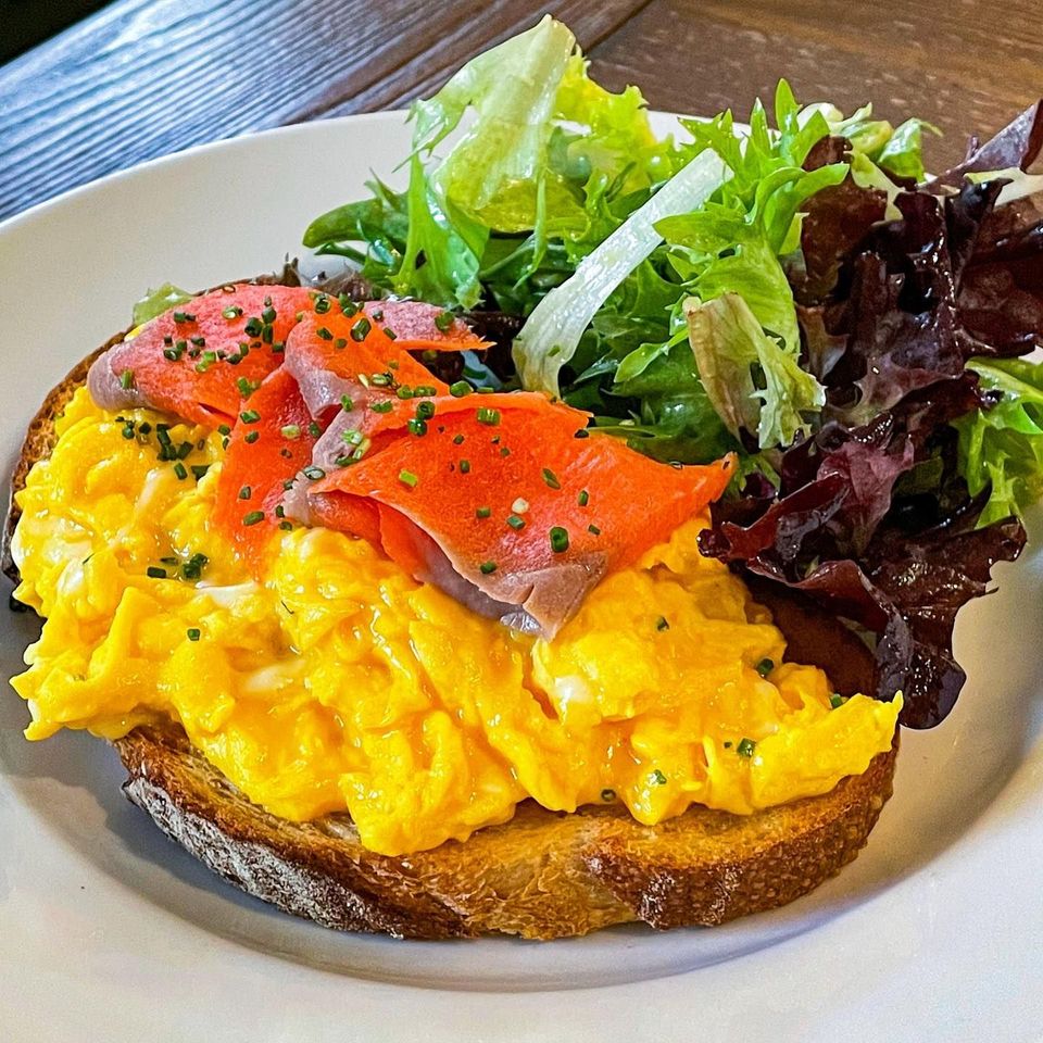 French Eggs at Mon Pitou Bistro & Bakery | Hidden Gems Vancouver