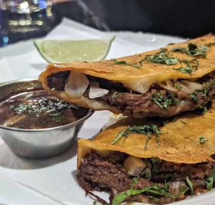 Taco Birria at Sector 7 Kitchen + Bar | Hidden Gems Vancouver