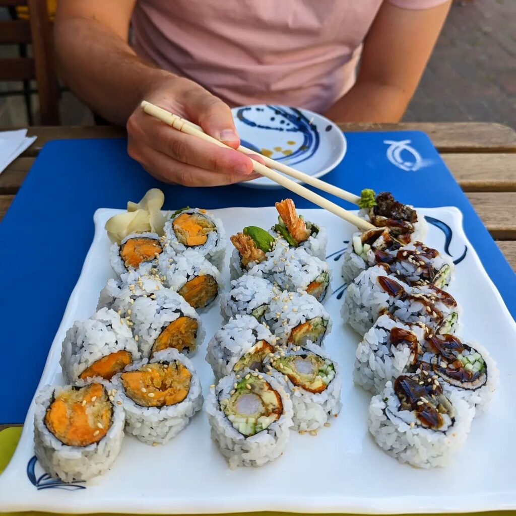 Tempura Yam Roll Hidden Gems Vancouver
