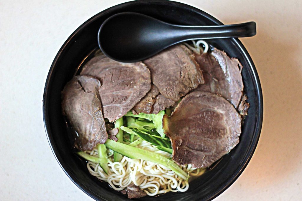 Flavored Cold Beef Noodles at North Noodle House | tryhiddengems.com
